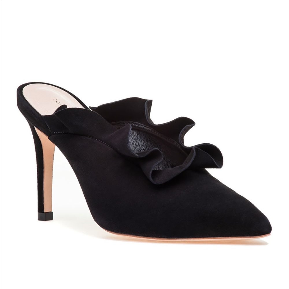 loeffler randall langley mule in black suede - Picture 5 of 15